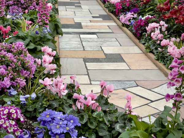 Garden Path Installation in San Clemente