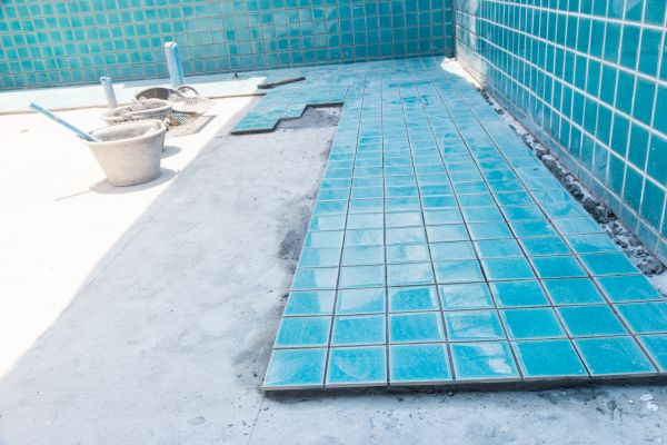 Pool Flooring Installation in San Clemente