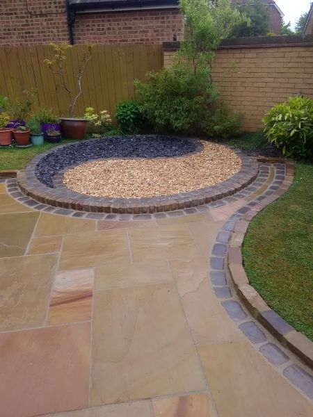 Sandstone Patio Installation in San Clemente