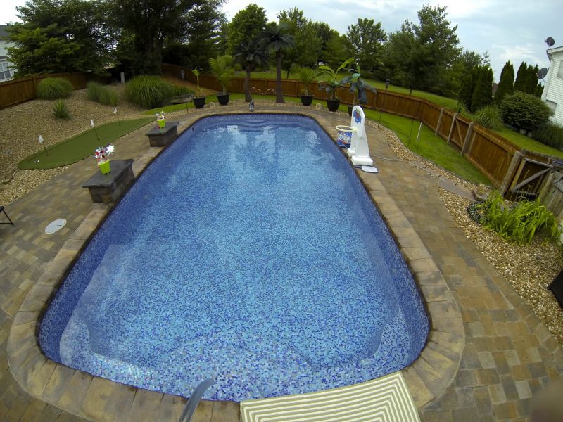 Outdoor Pool Paving